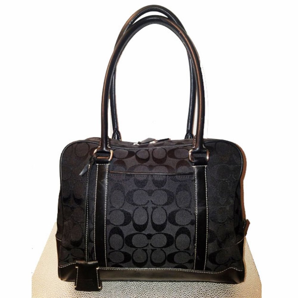 90s Coach Limited Edition Black  Signature Bag
